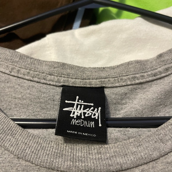STUSSY N4 Tee shirt medium grey - Picture 3 of 3